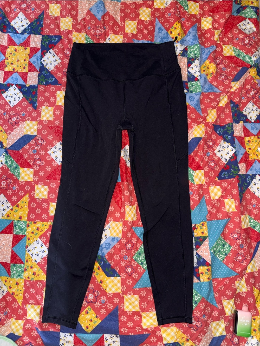 Avalanche Black High-Waist Active Leggings